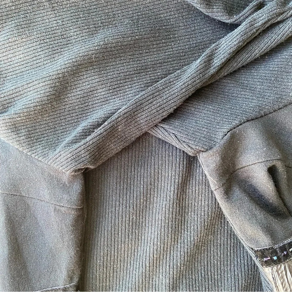 Fresh Fx Beaded Ruffles Open Front Cropped  Cardigan - Picture 14 of 14